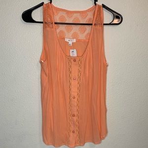 Peach Ladies Shirt Sz S